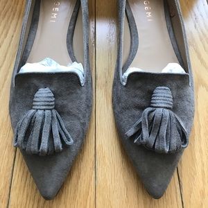 Pair of size 38 M. Gemi suede flats.